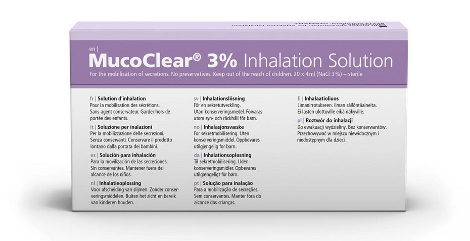 MucoClear 3% 20 Ampoules