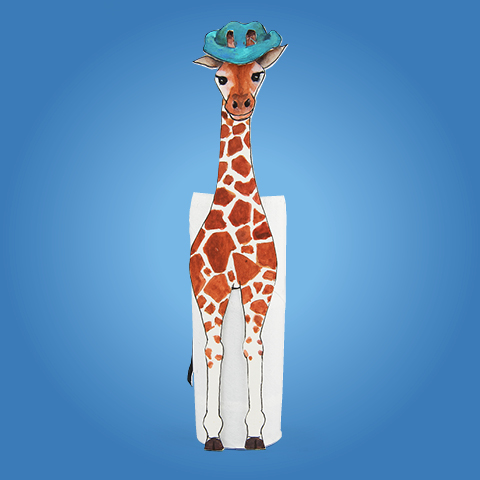 Gerda, die Giraffe, fühlt sich nicht gut.