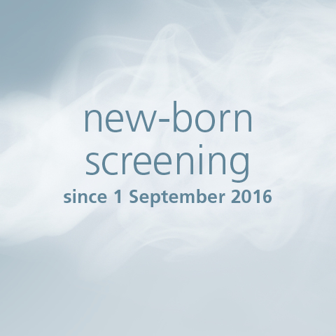 Screening in new-born infants 