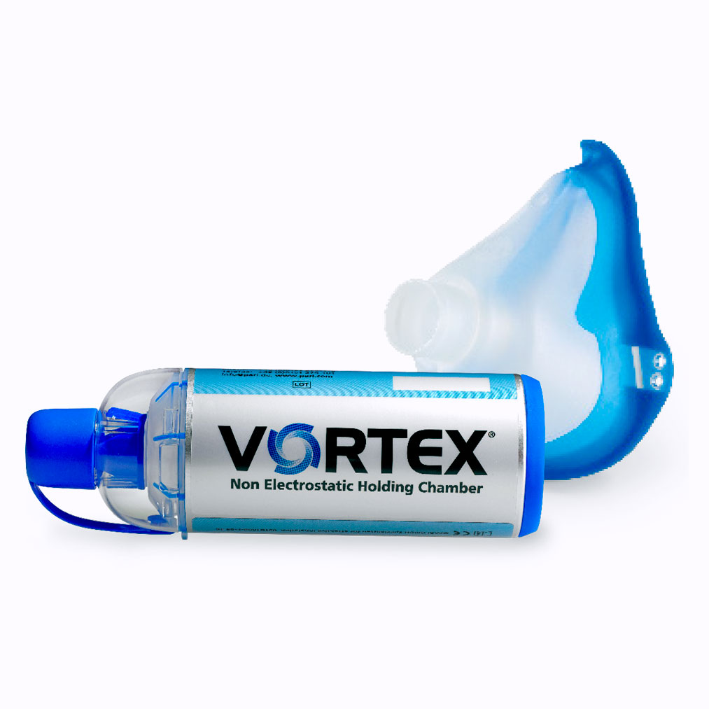VORTEX® Holding Chamber with Adult Mask