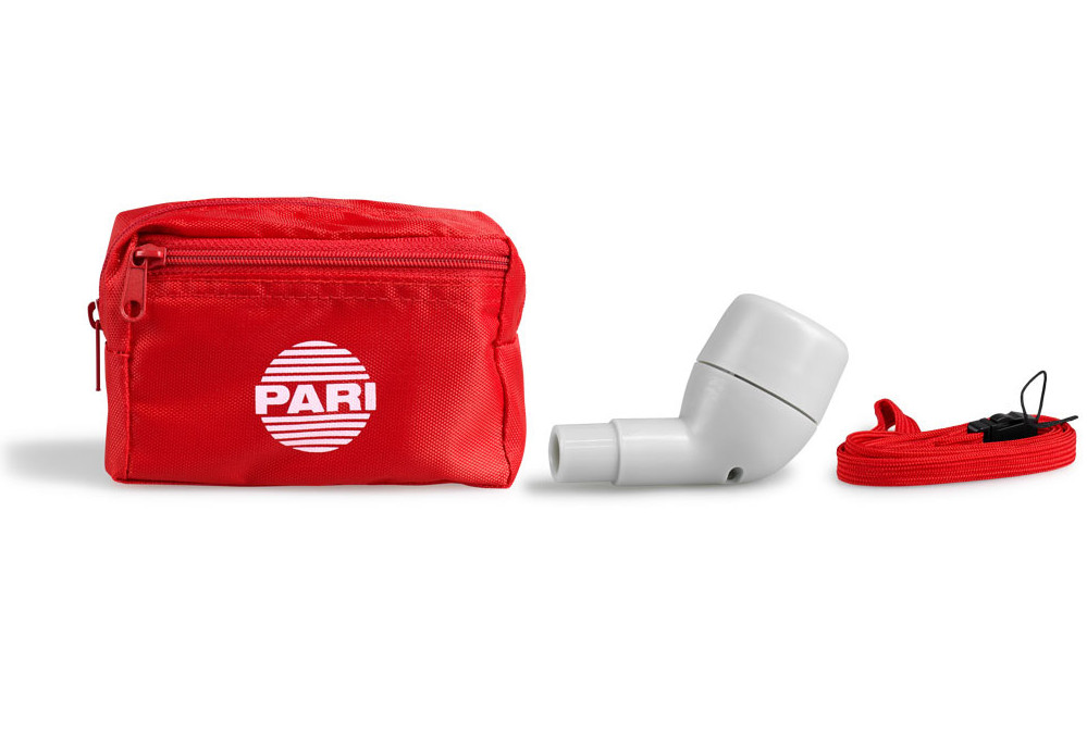 Produktcollage – PARI O-PEP mit Tasche und Umhängeband