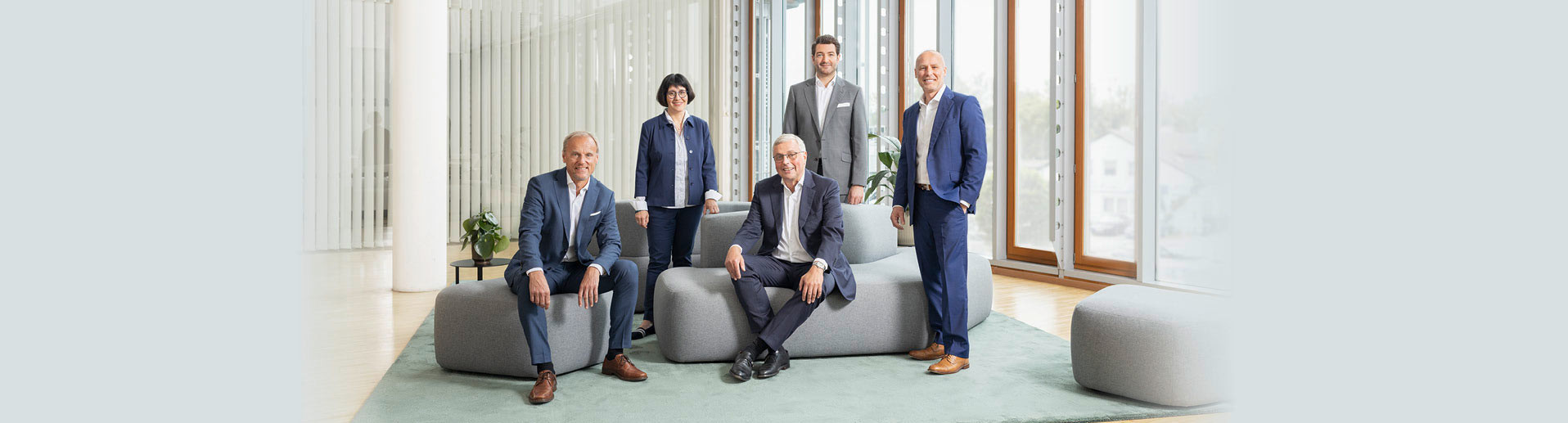 The executive leadership team of the PARI Group