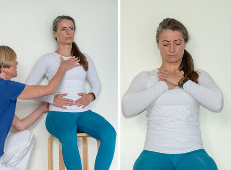 Exercise 6-1 – Contact breathing for shortness of breath accompanied by panic Exercise 6-1 – Contact breathing for shortness of breath accompanied by panic