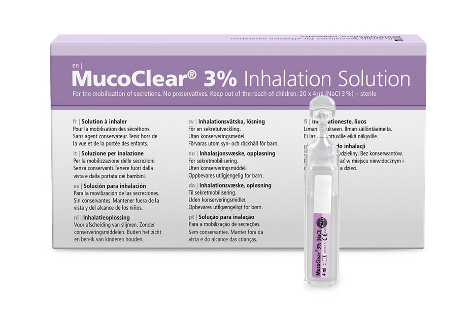 Product image – MucoClear 3% - Pack of 20