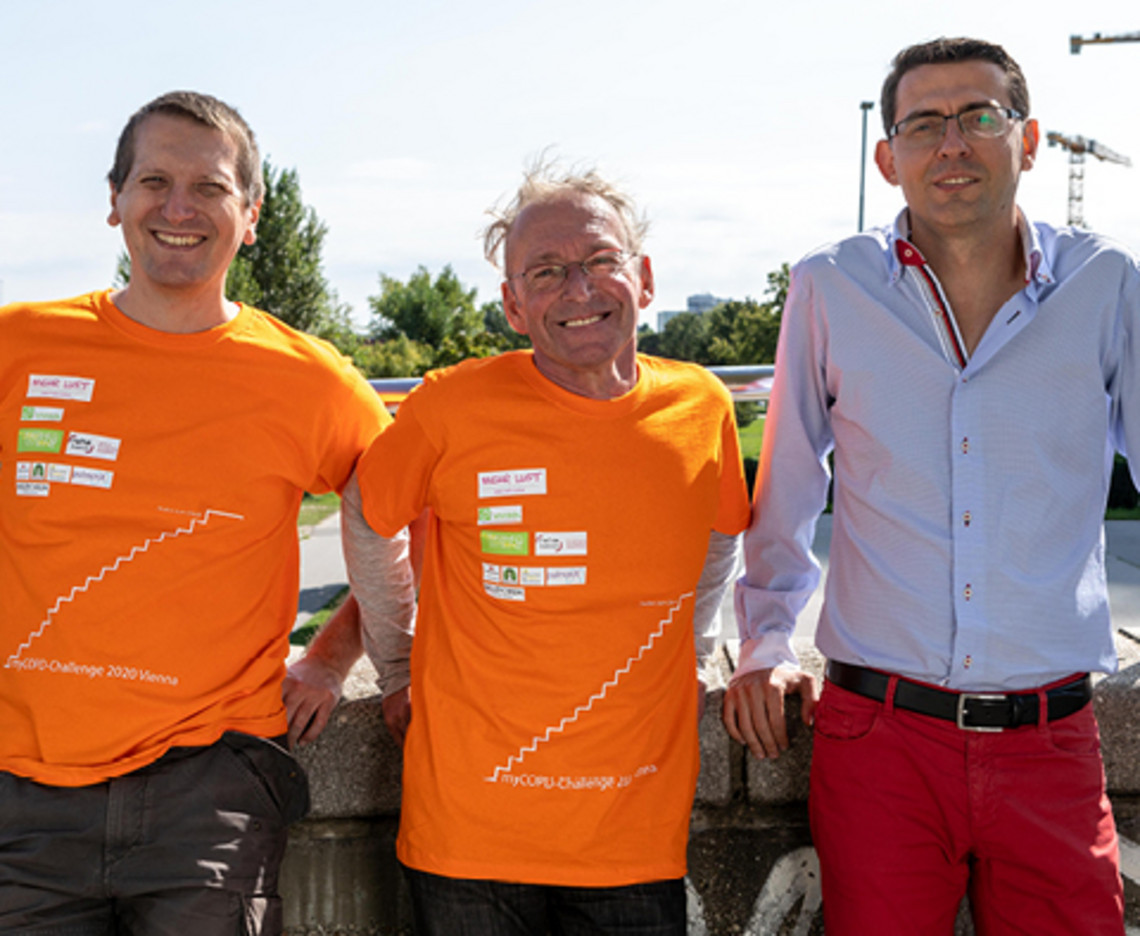 Eberhard Jordan und sein Team