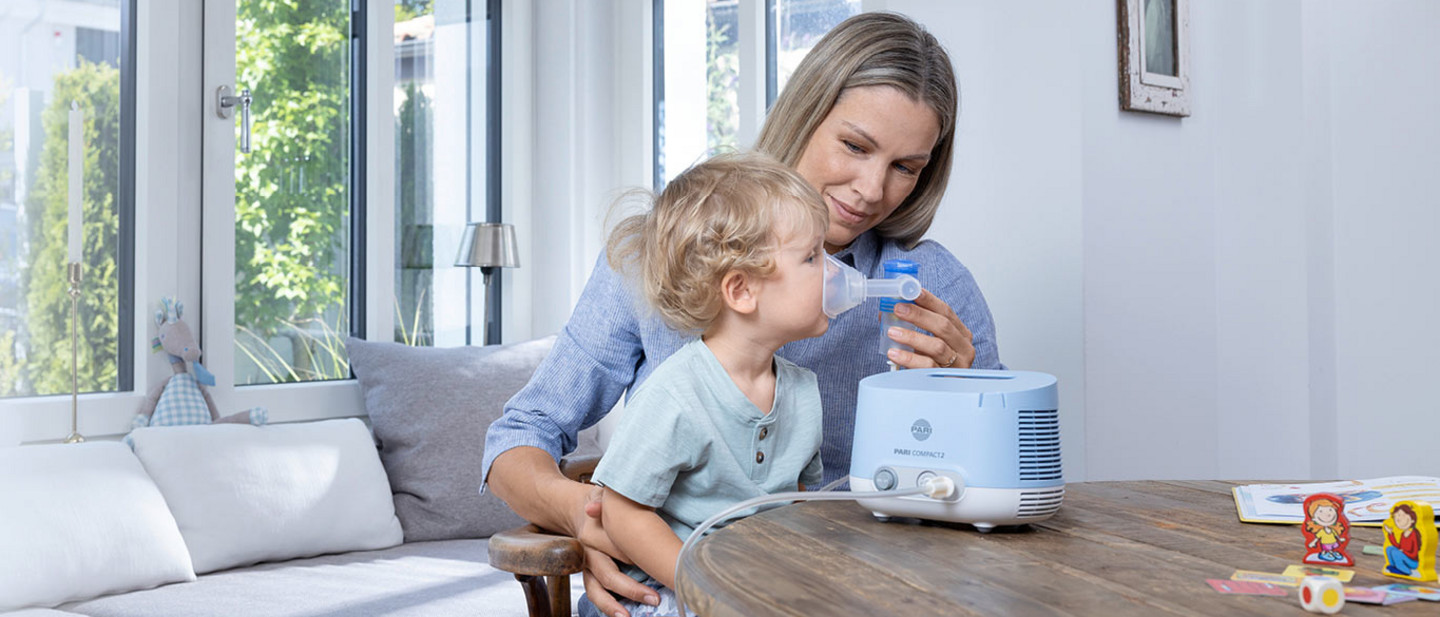 Using nebulisers with children