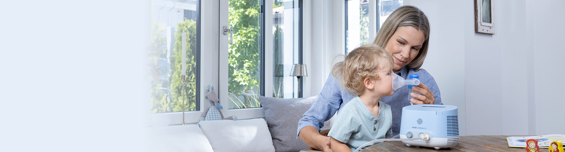 Using nebulisers with children