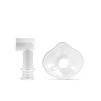 Produktabbildung – PARI BABY Maske Größe 1 mit BABY Winkel, für ca. 0-1 Jahr