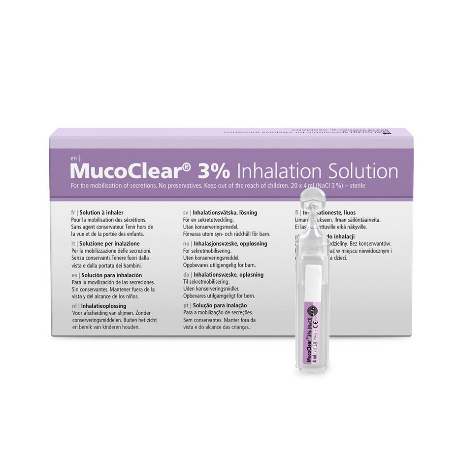MucoClear® 3% Solución hipertónica para inhalación