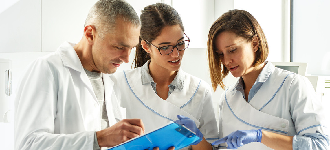 Hygienic processing at hospitals and medical practices