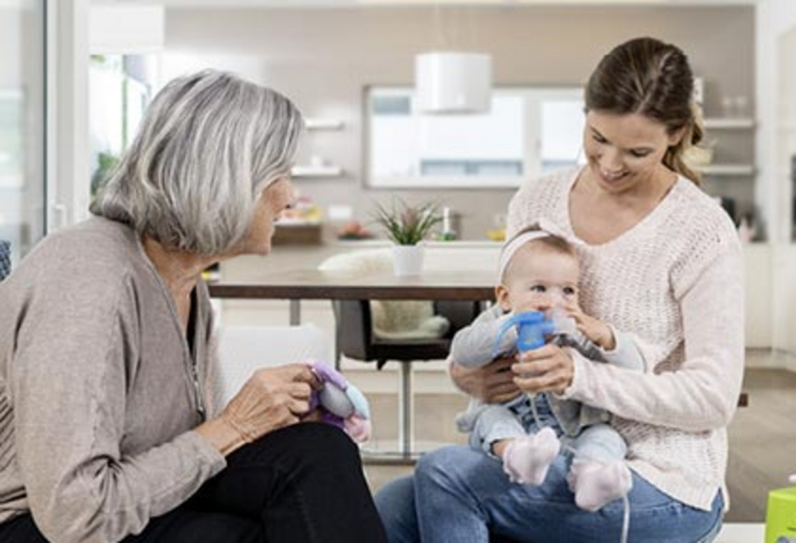 Children need positive experiences using nebulizers