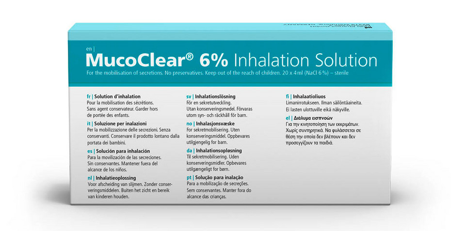 MucoClear 6% 20 Ampoules