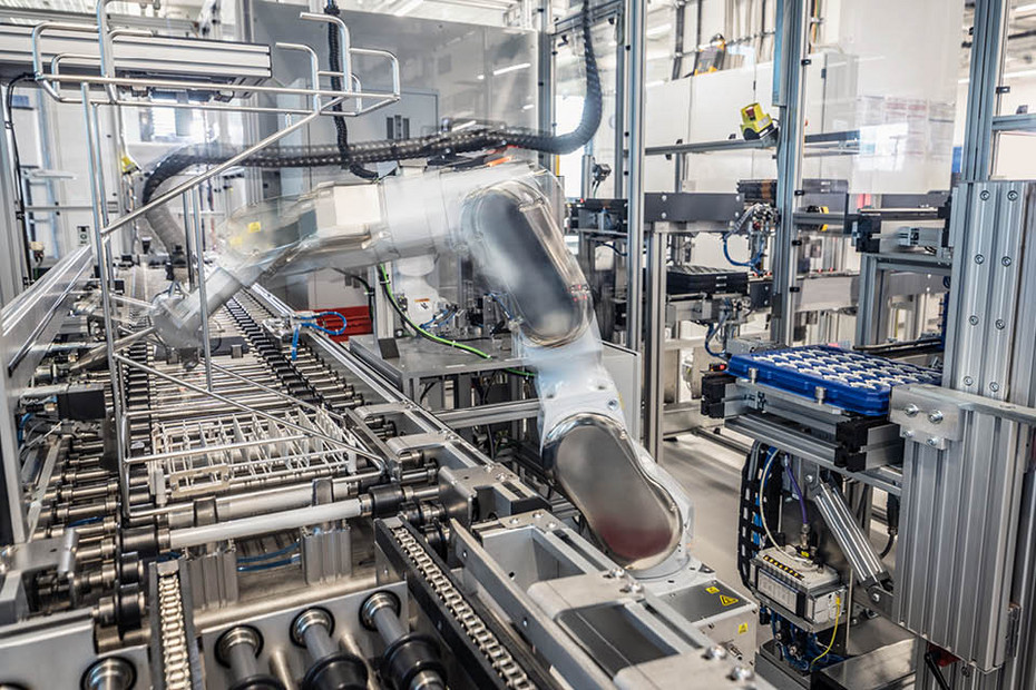 Figure 7: Automated production line