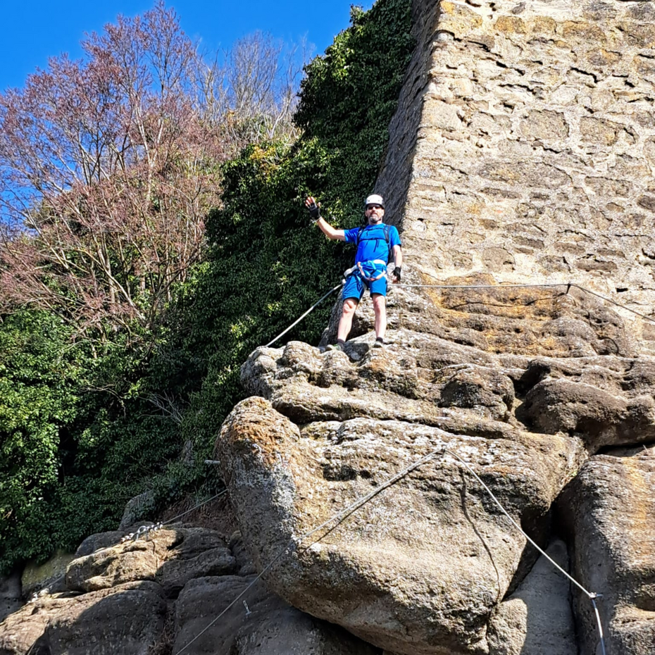 Totale von Bernhard Kaut am Klettersteig an der Riegersburg