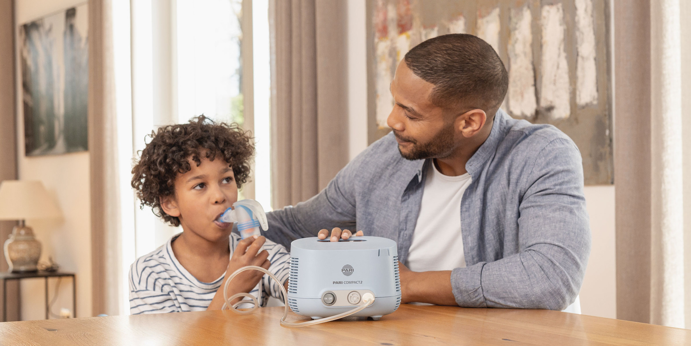 Saline Solution Inhalation