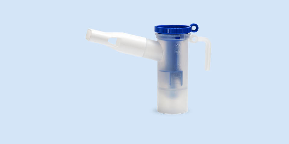 PARI LCD nebuliser with mouthpiece