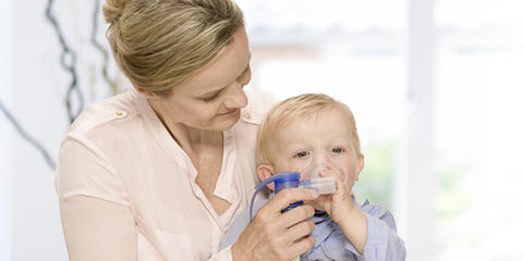 Using nebulisers with children