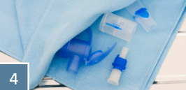 Processing nebulisers used for home therapy – Storage