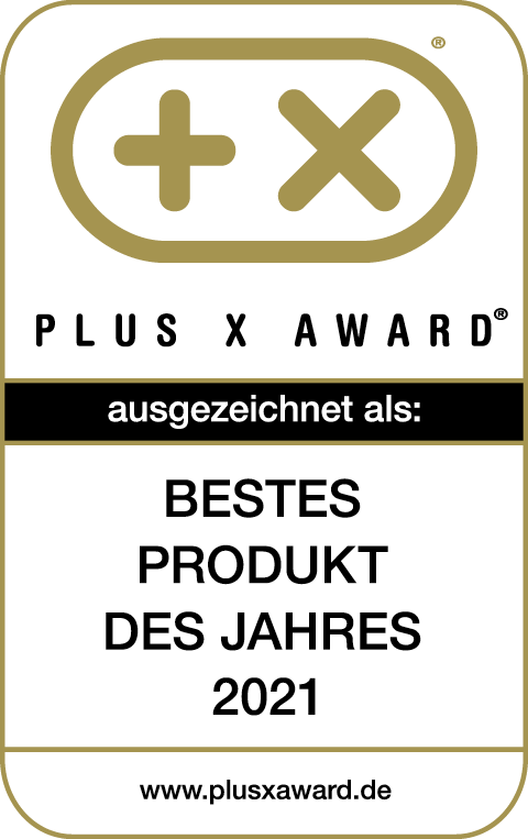 Bestes Produkt 2020 - PLUS X AWARD
