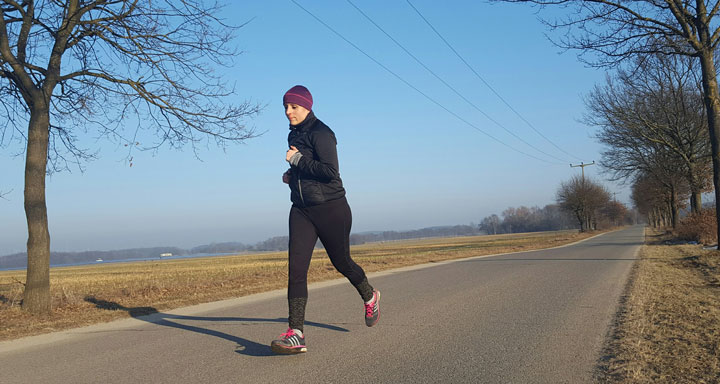  Christine Braune beim joggen