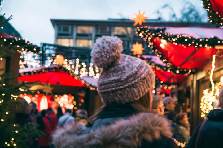 Despite COPD at the Christmas market