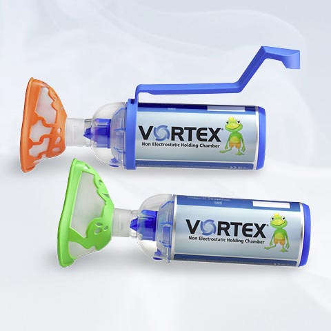 VORTEX – Die antistatische Inhalierhilfe – klein, stabil und effektiv