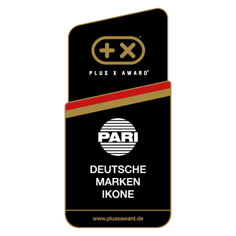 PARI erhält den plusXaward deutsche Marken Ikone
