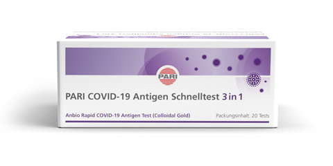 PARI COVID-19 Antigen Schnelltest - 3 in 1 (Corona) Antigen Schnelltest