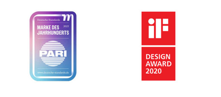 Award Marke des Jahrhunderts 2025 und Design Award 2020