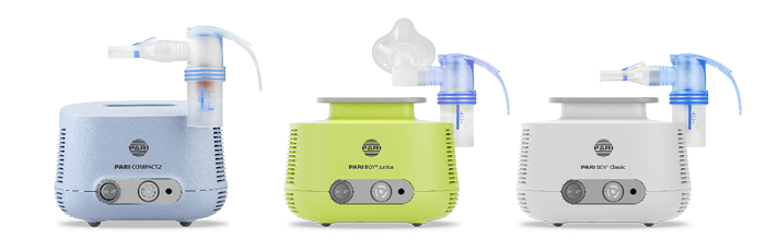 Produktcollage – PARI COMPACT2, PARI BOY Junior und PARI BOY Classic