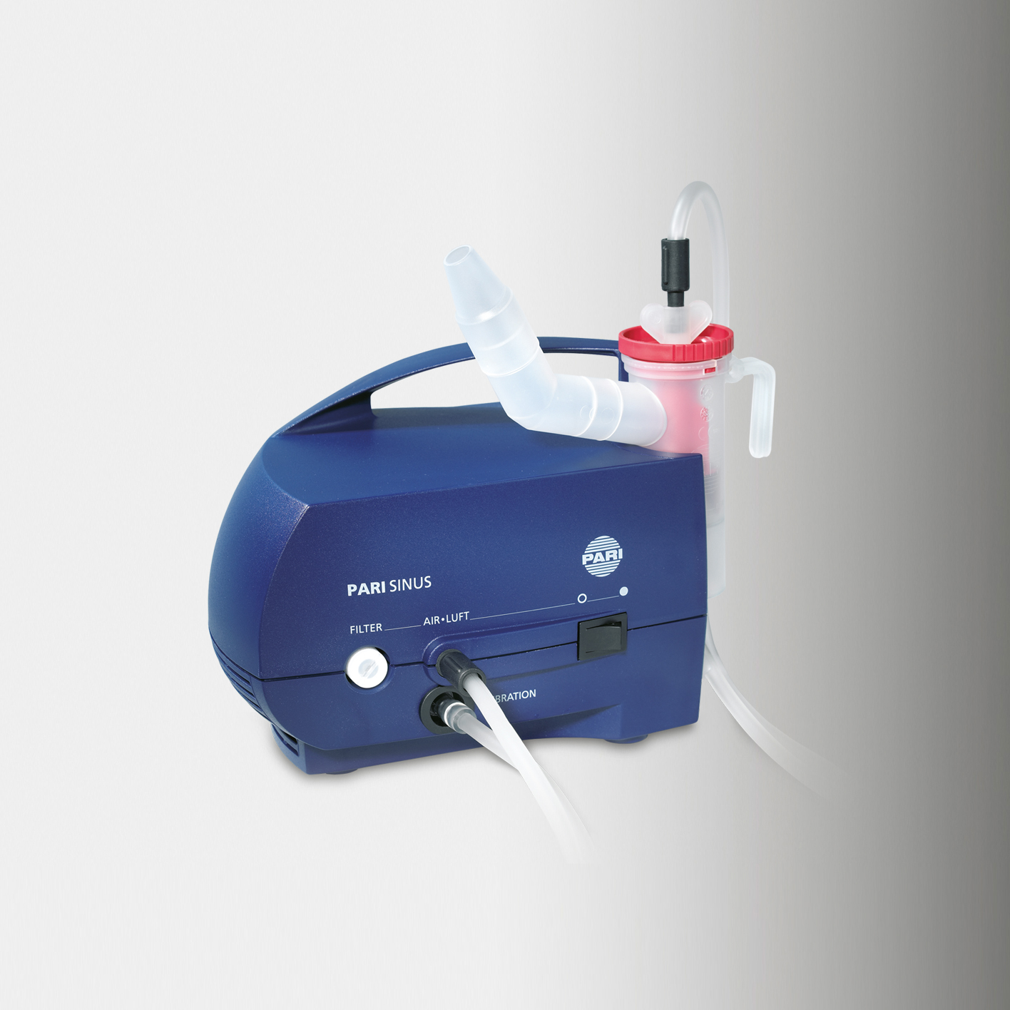 Mit dem PARI SINUS wird eine auf die Nasennebenhöhlen ausgerichtete Inhalation erstmals möglich