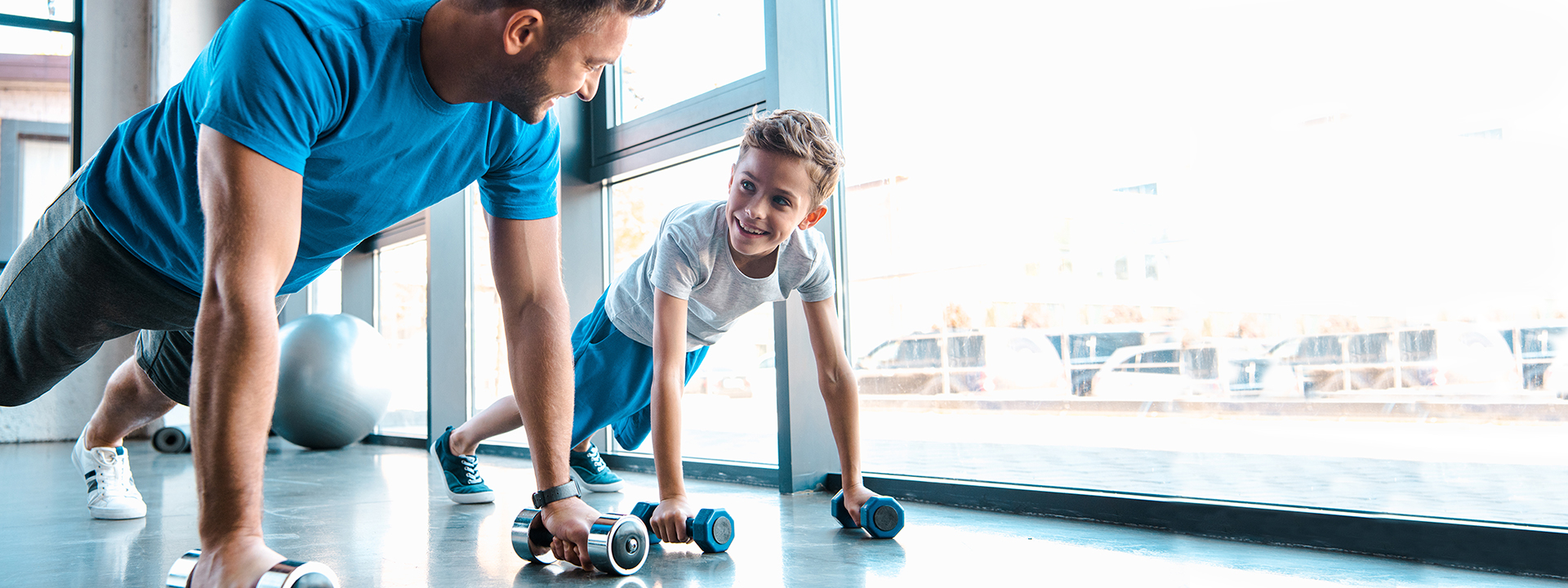 Exercice en famille