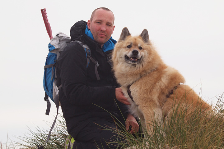 Sven Weiboldt with dog