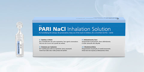 Isotonic saline nebuliser solution - PARI