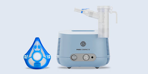 Product image – PARI COMPACT2 with PARI LC PLUS Nebuliser