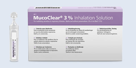 Packaging - MucoClear 3% Inhalation Solution