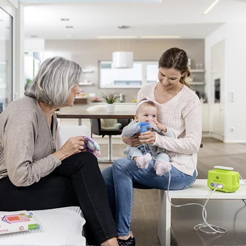 Children need positive experiences using nebulizers