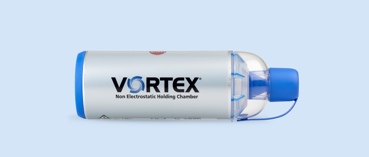 Product image – VORTEX® Non-Electrostatic Holding Chamber/Spacer